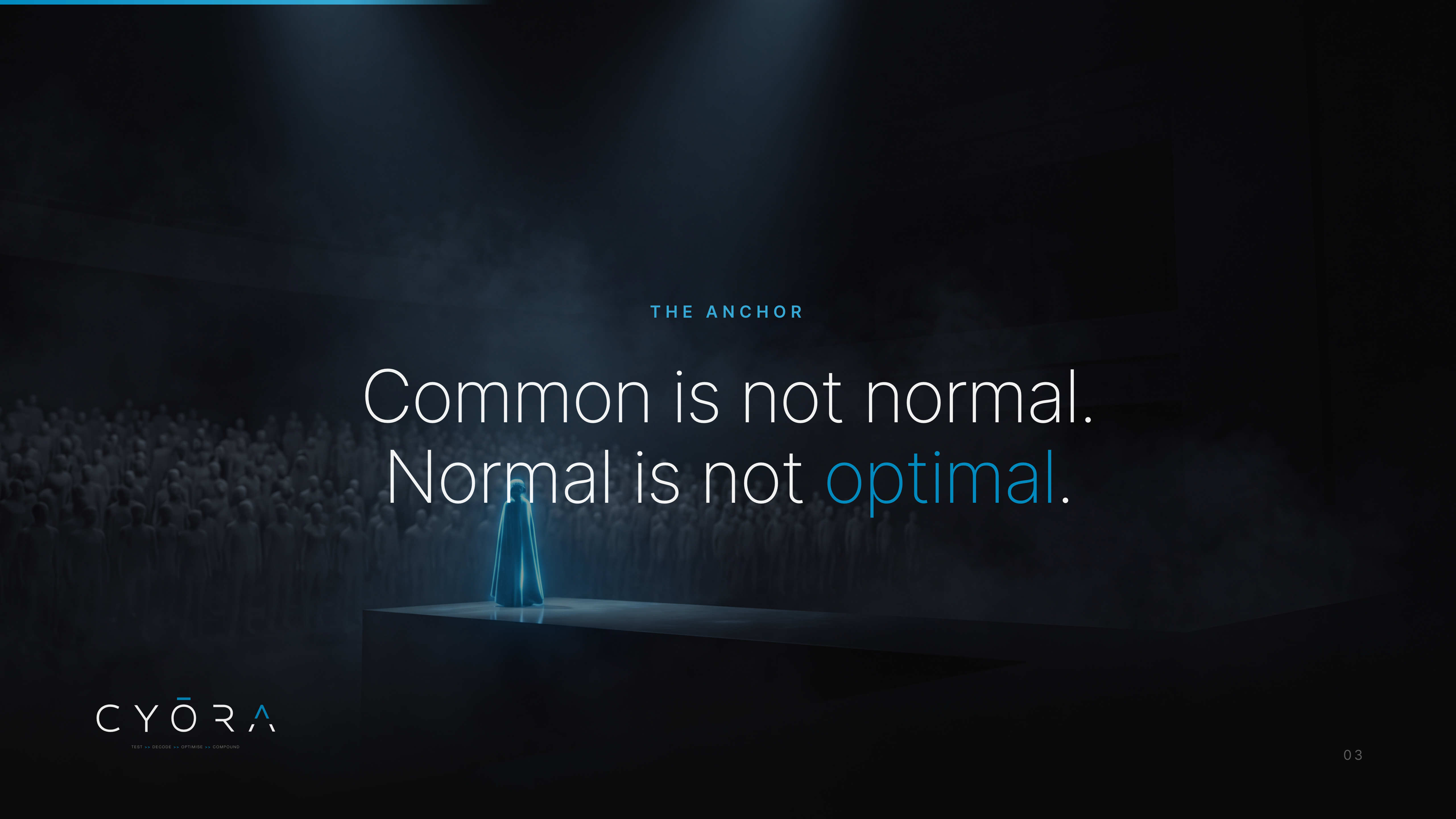Common Is Not Normal. Normal Is Not Optimal.