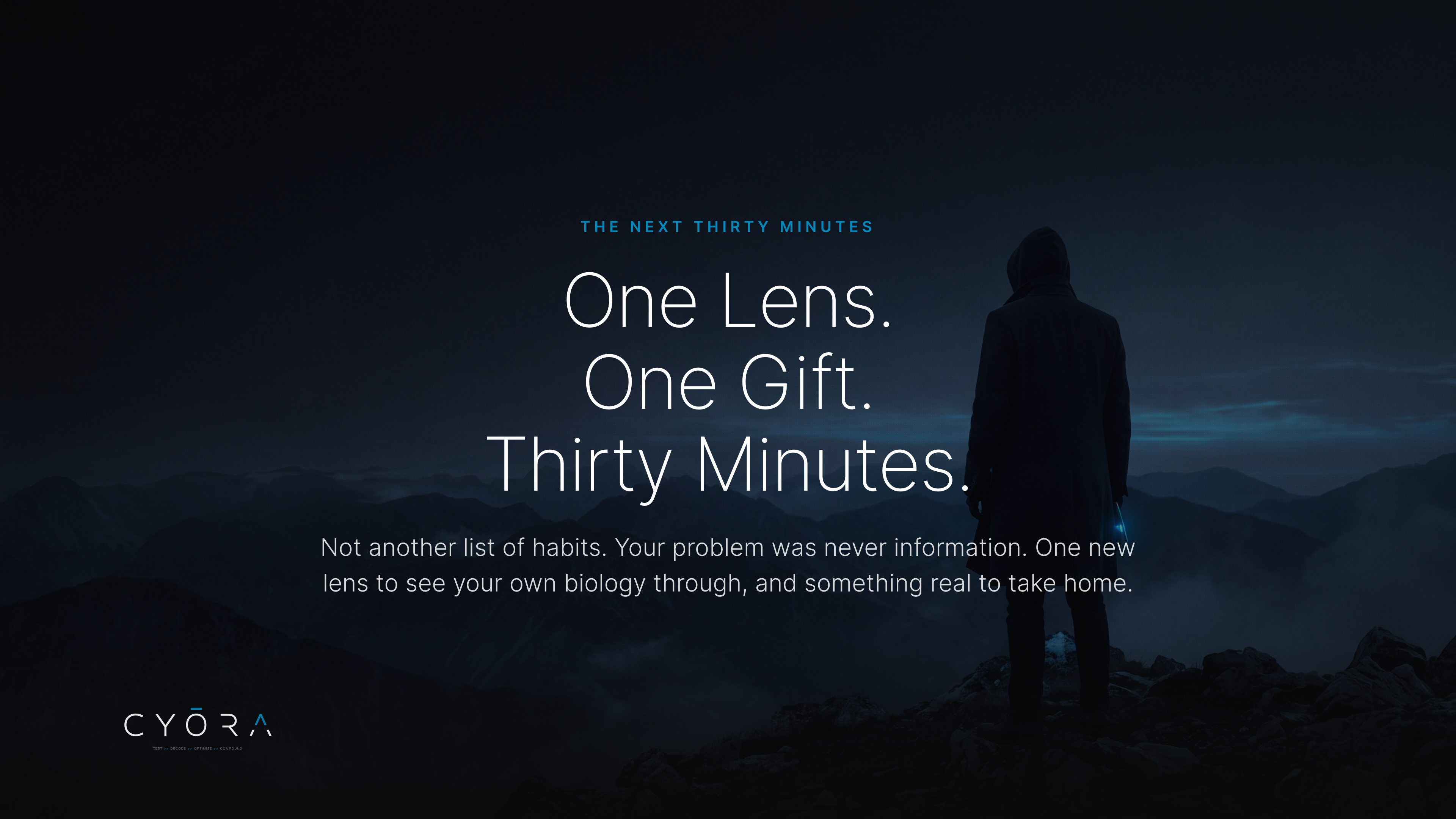One Lens. One Gift. Thirty Minutes.