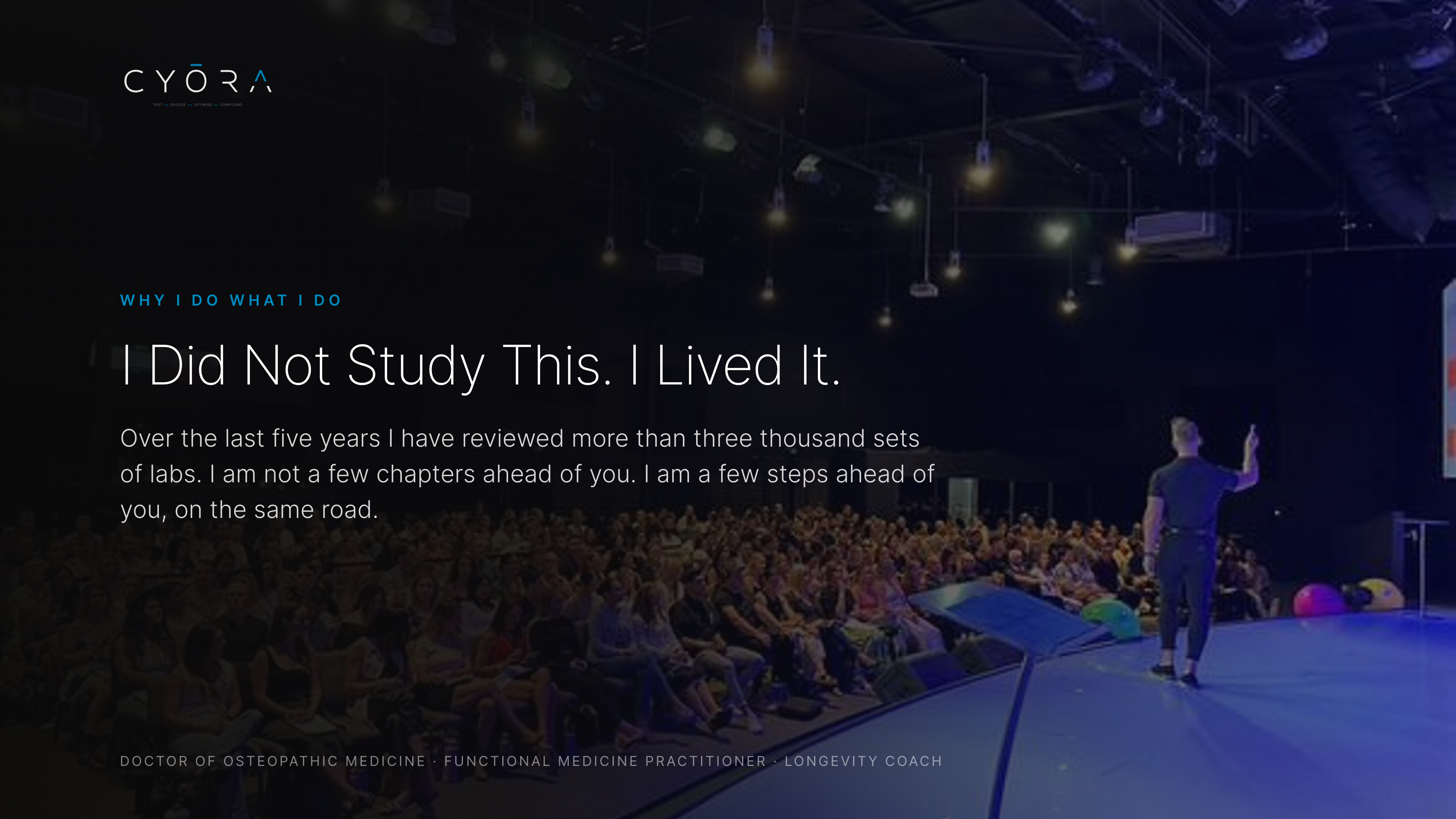 I Did Not Study This. I Lived It.