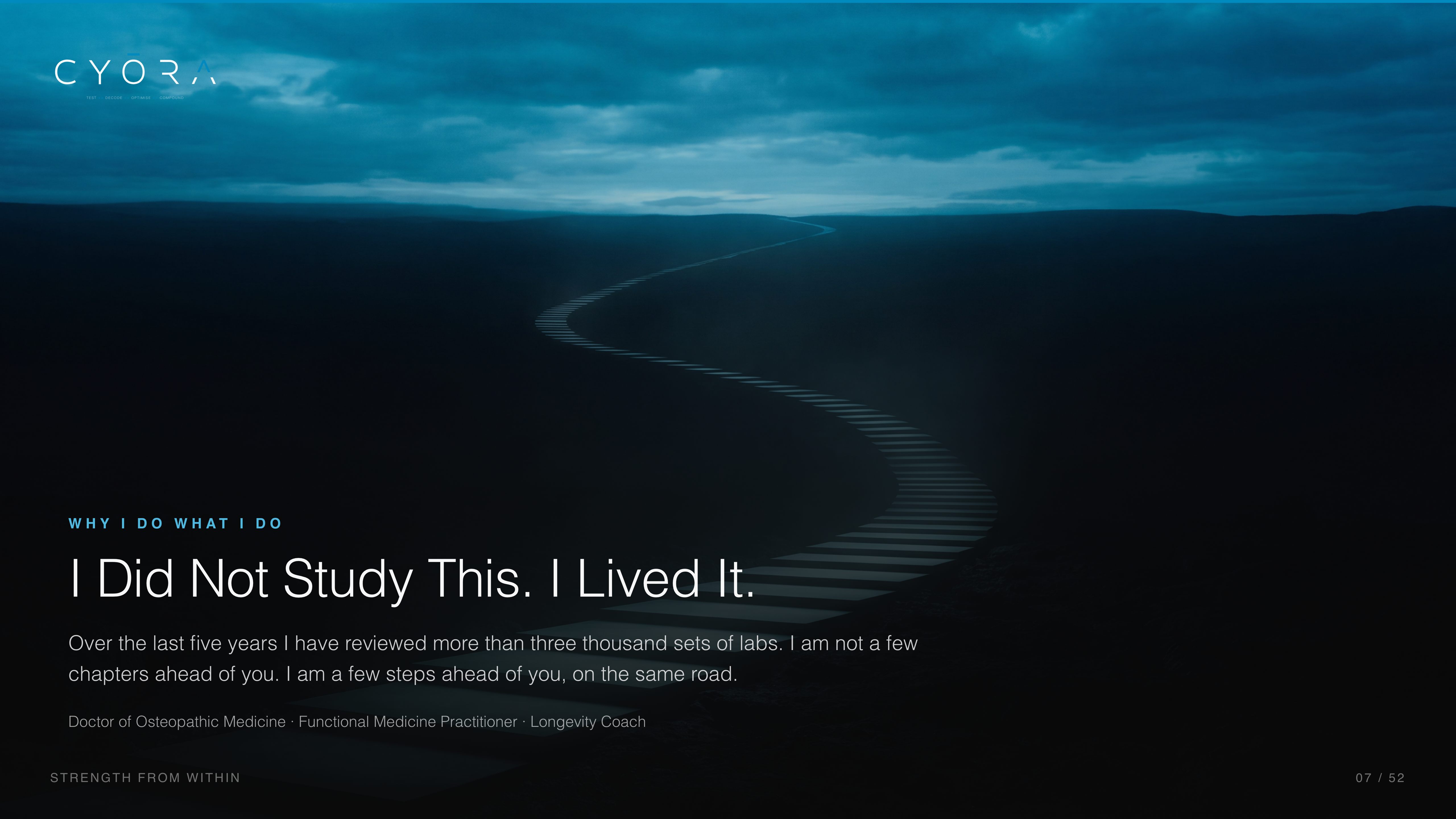I Did Not Study This. I Lived It.