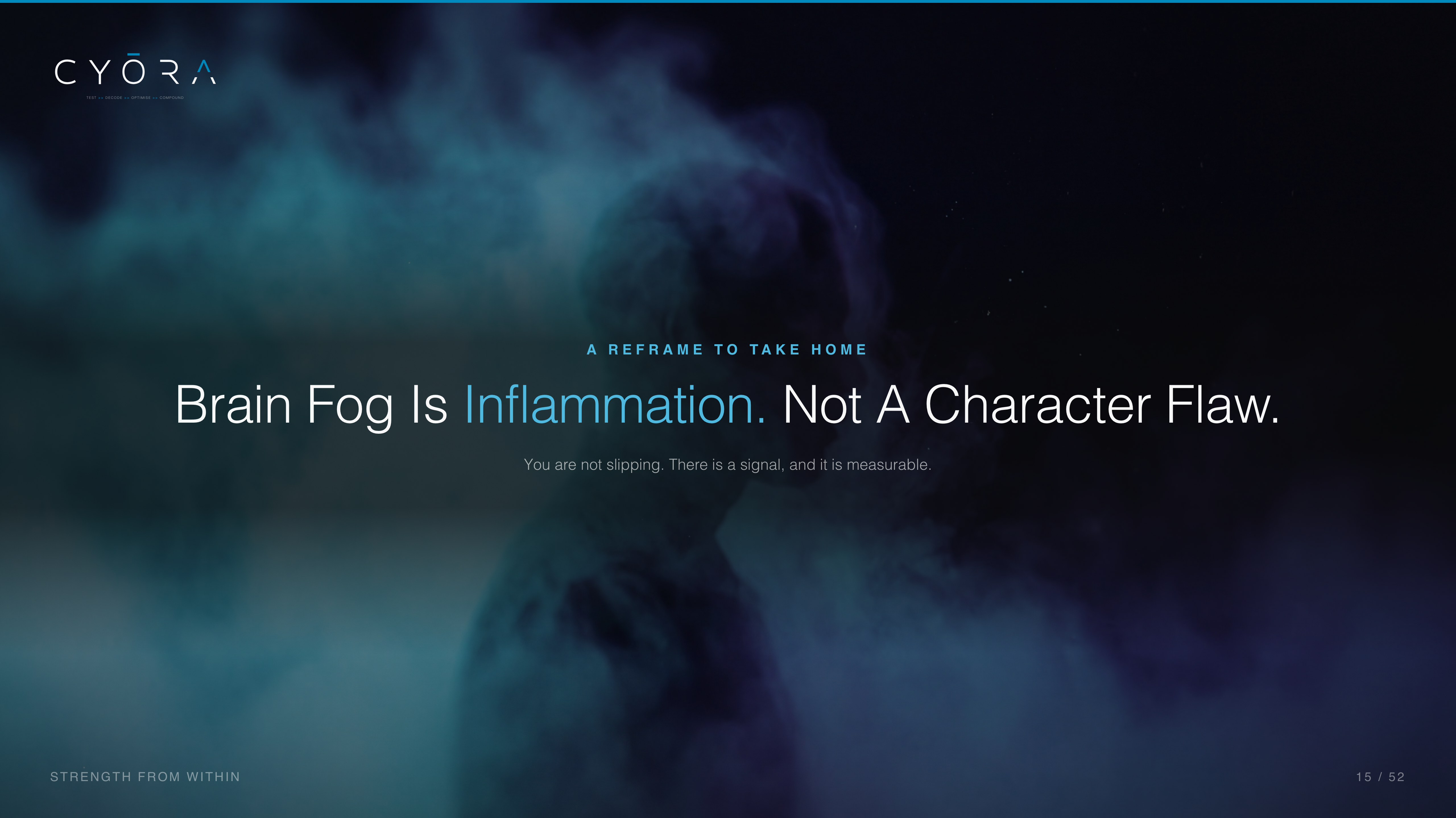 Brain Fog Is Inflammation. Not A Character Flaw.