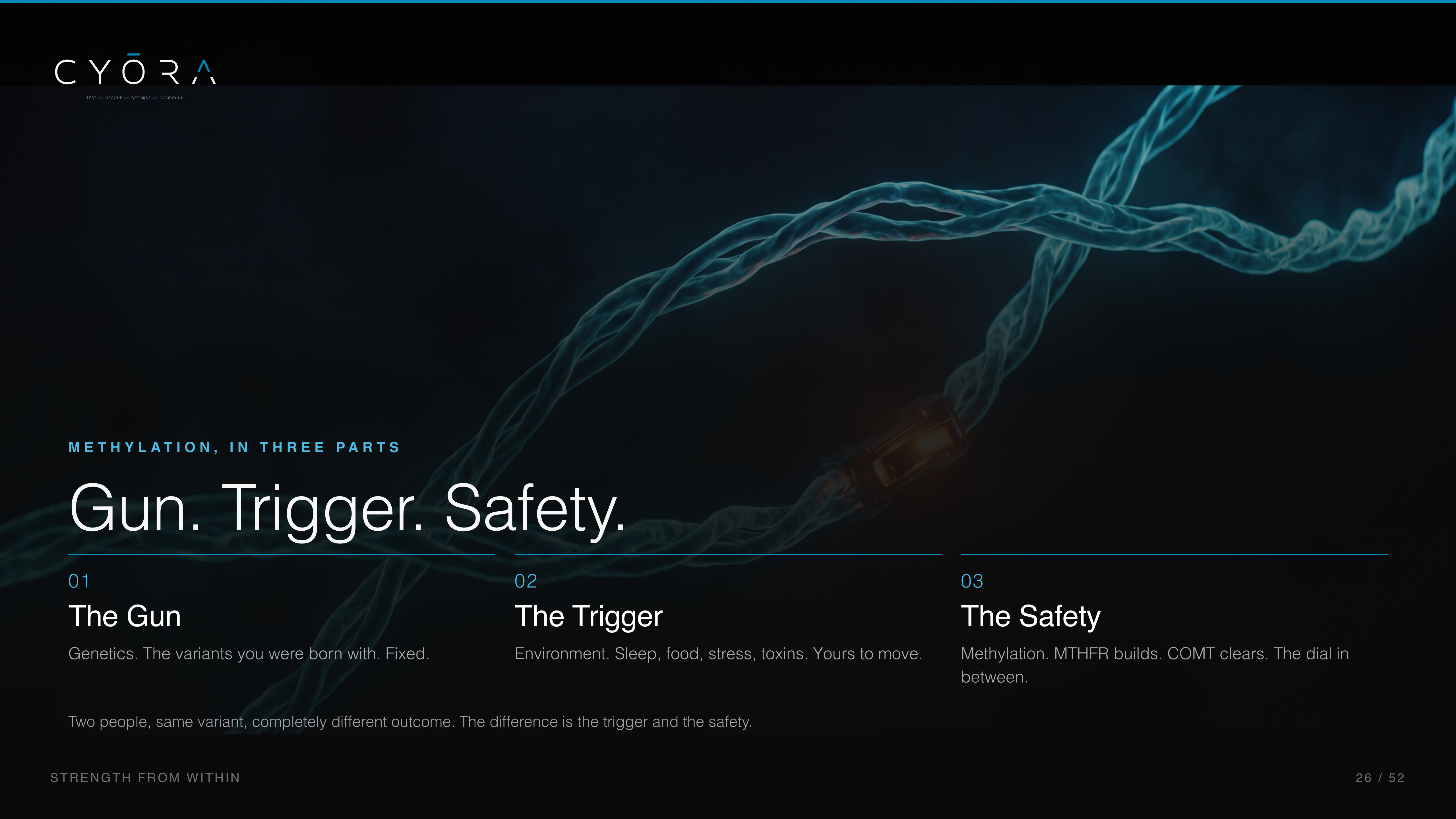 Gun. Trigger. Safety.
