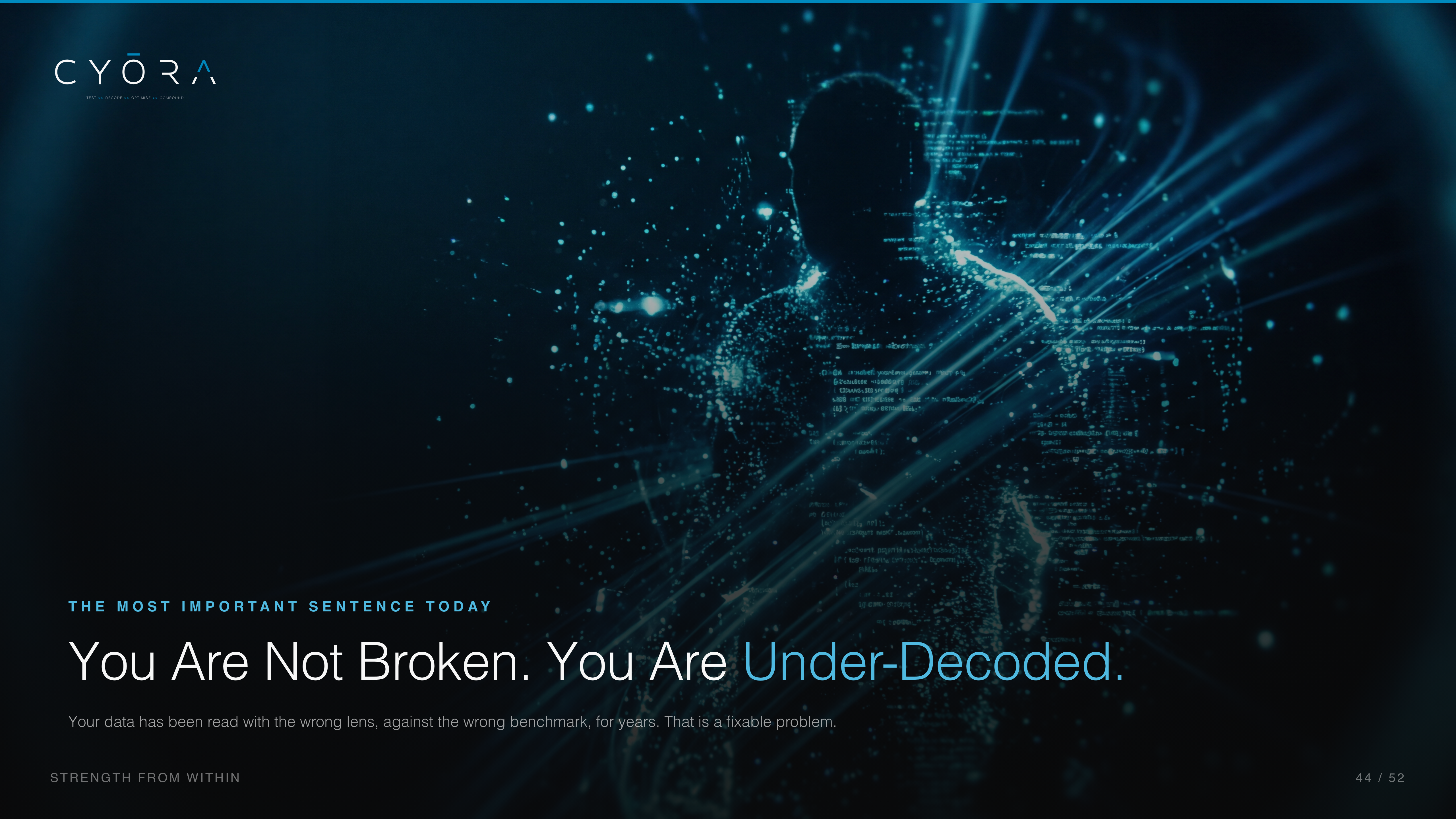 You Are Not Broken. You Are Under-Decoded.
